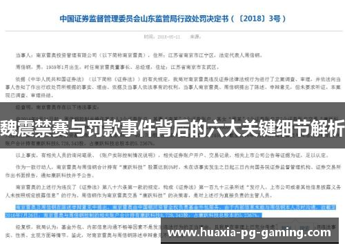 魏震禁赛与罚款事件背后的六大关键细节解析